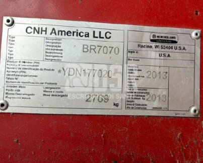 Enfardadora New holland BR 7070