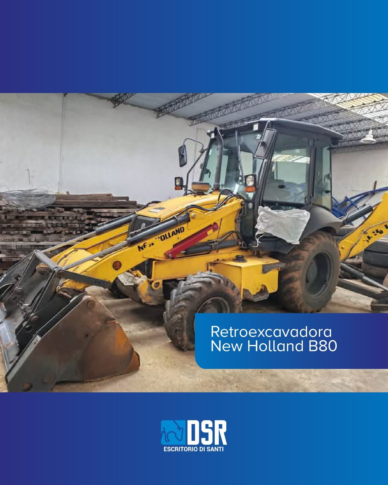 Retroexcavadora new holland b80